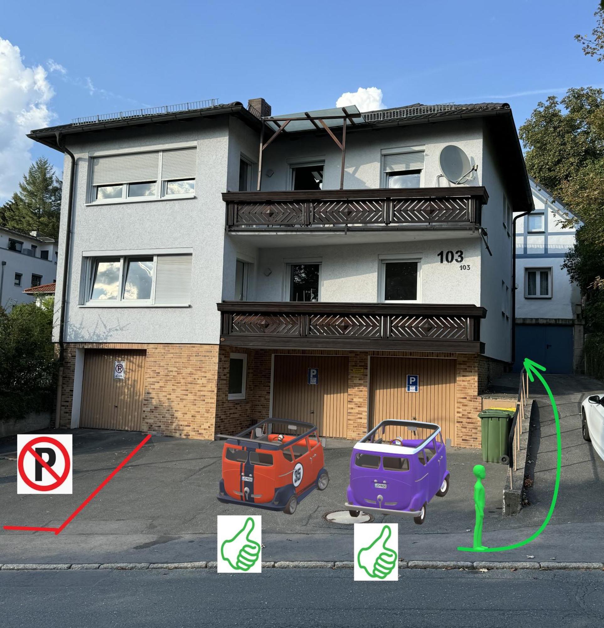 Ferienwohnung "Sorgenfrei" In Coburg ! - Im Eg Mit Privatparkplatz & Balkon ภายนอก รูปภาพ
